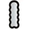 Image de Miroir en MDF Teddy 60 x 4 x 160 cm noir.