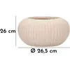 Image de Mauro ferretti Vase boule déco intérieur - Crème