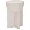 Image de Table basse en magnésium blanc, ø 33,5 x 48,5 cm