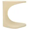 Image de Table d'Appoint Design Ibiza 52cm Blanc