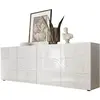 Image de Buffet Mirona 4 portes - Blanc