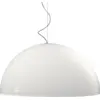 Image de Suspension en métal blanc 85 x 42,5 cm Blow - Martinelli Luce
