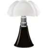 Image de Lampe sans fil en acier inox brun foncé 27 x 35 cm Mini Pipistrello - Martinelli Luce