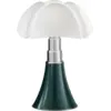 Image de Lampe sans fil en acier inox vert agave 27 x 35 cm Mini Pipistrello - Martinelli Luce