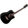 Image de Eko Guitare folk électroacoustique Ranger 6 Cutaway EQ - Noir
