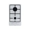 Image de GLEM Domino 2 feux gaz blanc GT32WH