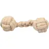 Image de Haltère en jute tissé Dogu Beige 25x7 cm DGP00003-