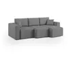 Image de Divani.store Canapé Morfeo 3 places - Gris