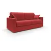 Image de Divani.store canapé convertible 4 places - Rouge