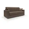 Image de Divani.store canapé convertible Chris - Brun