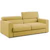 Image de Divani.store Canapé droit relax 2 places - Jaune