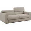 Image de Divani.store Canapé droit 3 places - Beige