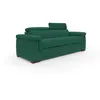 Image de Divani.store Giunone Canapé convertible matelas 18 cm - Vert