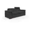 Image de Divani.store canapé convertible Giunone - Noir