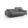 Image de Divani.store Canapé droit 3 places - Anthracite