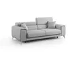 Image de Divani.store canapé droit 3 places - Gris