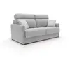 Image de Divani.store Margot - Canapé lit convertible 156 cm Gris Clair