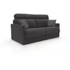 Image de Divani.store Margot - Canapé lit convertible 176 cm Noir
