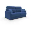 Image de Divani.store Canapé convertible 3 places Margot - Bleu