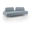 Image de Divani.store canapé modulable 3 places - Bleu gris
