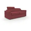Image de Divani.store Canapé convertible 3 places - Rouge