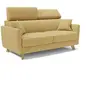 Image de Francy Canapé lit avec têtières réglables 160 cm (mat. 120x197) Jaune