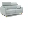 Image de Francy Canapé lit avec têtières réglables 200 cm (mat. 160x197) Vert Clair
