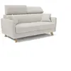 Image de Francy Canapé lit avec têtières réglables 200 cm (mat. 160x197) Blanc