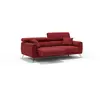 Image de Divani.store Canapé droit 2 places - Rouge