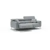 Image de Divani.store Canapé Caravaggio 3 places - Gris clair