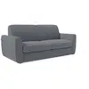 Image de Leonida Canapé lit matelas H18 cm de haut 202 cm Bleu