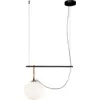 Image de Courte suspension 22 cm noire Neri&Hu - Artemide