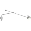 Image de Applique murale à bras en acier blanc Ixa - Artemide