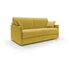 Image de Divani.store Evans - Canapé lit convertible 169 cm Jaune