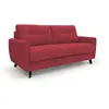 Image de Divani.store Callisto Canapé lit convertible - Rouge