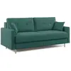Image de Divani.store Megan Canapé convertible - Vert