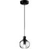 Image de Suspension en céramique et cristal transparent 13x14cm Afoxé - Ferroluce