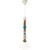 Image de Suspension en céramique et verre finition blanc lait 31x87cm Lariat - Ferroluce