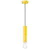 Image de Suspension en céramique jaune citron 5,5x25cm PI - Ferroluce