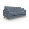 Image de Divani.store Edgar Canapé lit convertible - Bleu