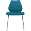 Image de Chaise rembourrée bleue pétrole Maui Soft - Kartell