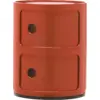 Image de Table de chevet ambre 2 tiroirs Componibili - Kartell