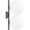 Image de Applique double design en acier noir 20 cm IC - Flos