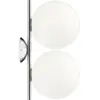 Image de Applique double design en acier chromé 20 cm IC - Flos