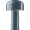 Image de Lampe de table rechargeable design bleu gris Bellhop - Flos