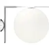 Image de Applique design en acier chromé 30 cm IC - Flos