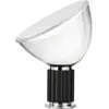 Image de Petite lampe de table design en métal noir Taccia - Flos