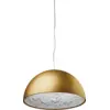 Image de Suspension en métal anodisé doré et plâtre blanc 60x30cm Skygarden 1 - Flos