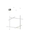 Image de Suspension design en acier argenté s3 Coordinates - Flos