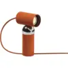 Image de Lampe de table orientable en polycarbonate tomate 10,4x20,3cm Bilboquet - Flos